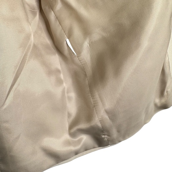 ZARA BEIGE STONE STRAIGHT TAILORED BLAZER WITH POCKETS BLOGGER FAVORITE LARGE L - Picture 8 of 15